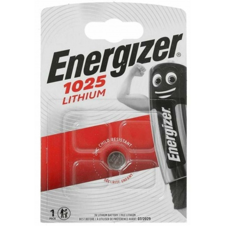 Батарейки Energizer CR1025 1шт - фото 2