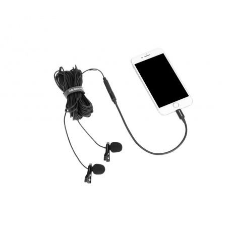 Петличный микрофон Saramonic LavMicro U1C с кабелем 6м и 2мя клипсами, разъем Lighting (iPhone) - фото 3
