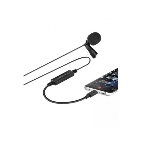 Микрофон Saramonic LavMicro UC для смартфонов с кабелем 1,7м (вход USB-C) - фото 2