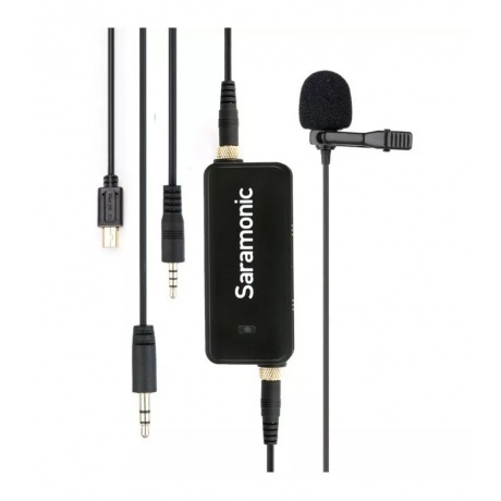 Адаптер Saramonic LavMic с нагрудным микрофоном для камер и смар...