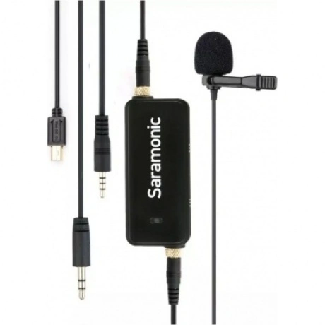 Адаптер Saramonic LavMic с нагрудным микрофоном для камер и смар...