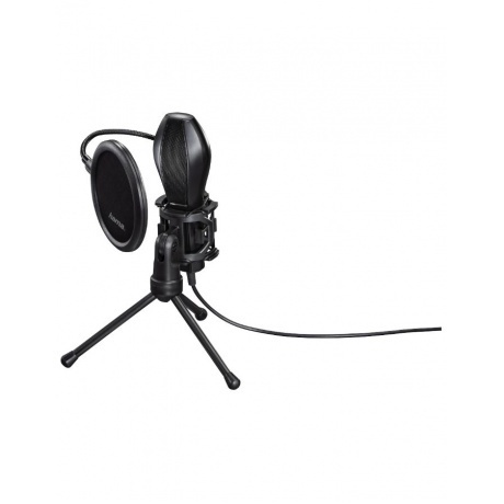 Микрофон Hama Stream (00139907) черный - фото 1