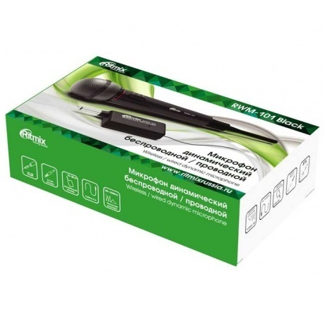 Микрофон Ritmix RWM-101 черный - фото 5