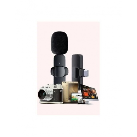 Беспроводной петличный микрофон Barn&amp;Hollis LM–01С с разъемом Type-C - фото 3