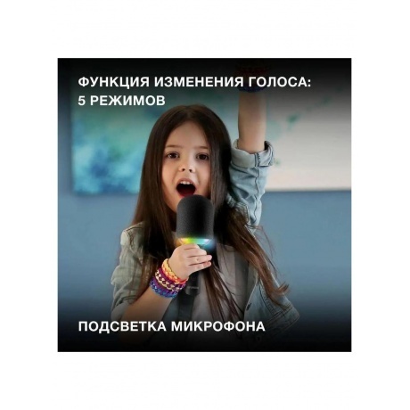 Микрофон беспроводной Hyundai H-MIC100 черный - фото 10