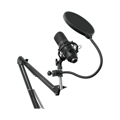 Микрофон проводной Оклик SM-700G 2.5м черный - фото 1