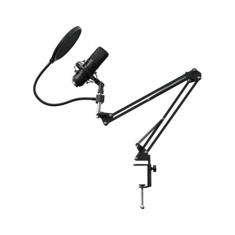 Микрофон проводной Оклик SM-700G 2.5м черный - фото 2