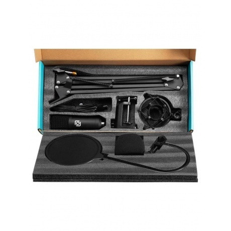 Микрофон проводной Оклик SM-700G 2.5м черный - фото 13