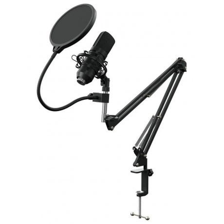 Микрофон проводной Оклик SM-700G 2.5м черный - фото 3