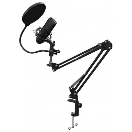 Микрофон проводной Оклик SM-700G 2.5м черный - фото 4