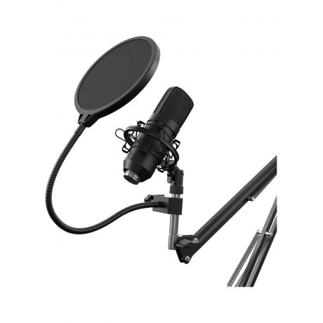 Микрофон проводной Оклик SM-700G 2.5м черный - фото 5