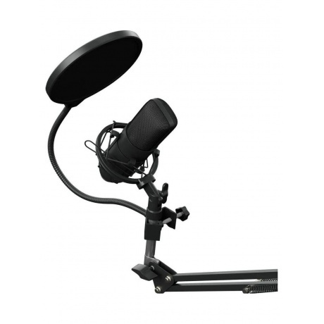 Микрофон проводной Оклик SM-700G 2.5м черный - фото 6