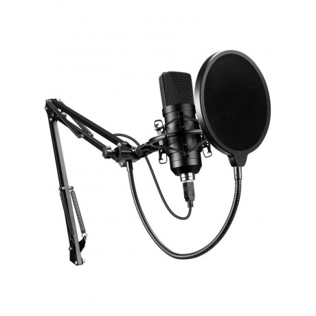 Микрофон проводной Оклик SM-700G 2.5м черный - фото 7