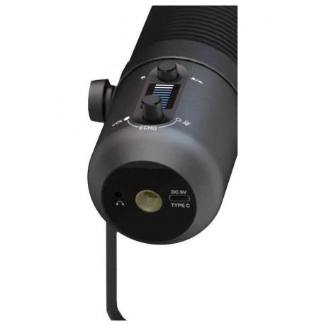 Микрофон проводной Оклик SM-400G 2м черный - фото 5