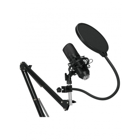 Микрофон проводной Оклик SM-600G 2.5м черный - фото 5