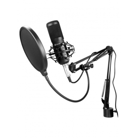 Микрофон проводной Оклик SM-600G 2.5м черный - фото 6