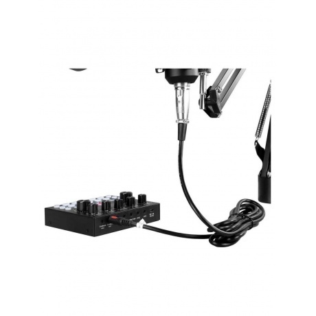 Микрофон проводной Оклик SM-600G 2.5м черный - фото 7