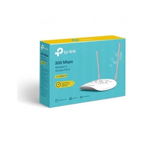 Wi-Fi точка доступа TP-Link TL-WA801N белый - фото 4