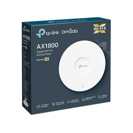 Wi-Fi точка доступа TP-Link EAP620 HD белый - фото 4