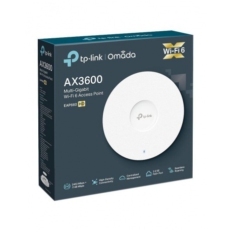Wi-Fi точка доступа TP-Link EAP660 HD белый - фото 4