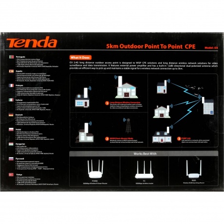Wi-Fi-мост TENDA O3 CPE - фото 8