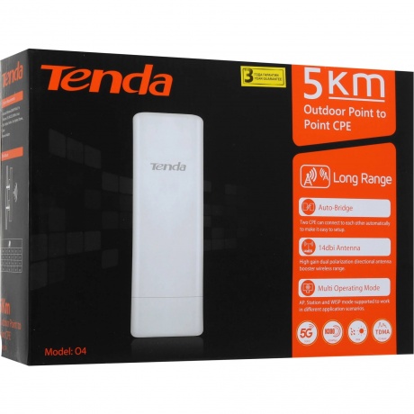 Wi-Fi-мост TENDA O4 CPE - фото 7