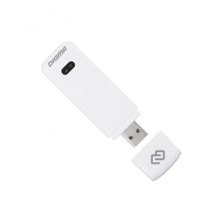 Модем Digma Dongle USB Wi-Fi (DW1961) белый - фото 2