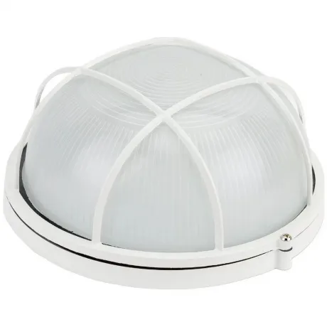 Светильник НПП 1102 100Вт E27 IP54 бел. круг с решеткой ИЭК LNPP...