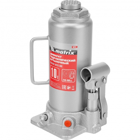 Домкрат Matrix Master 50725 бутылочный, 10 тонн - фото 15