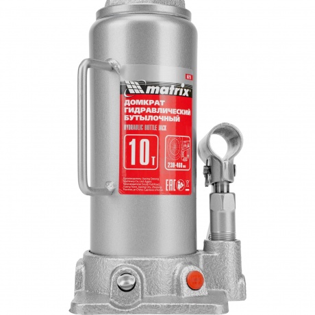 Домкрат Matrix Master 50725 бутылочный, 10 тонн - фото 20