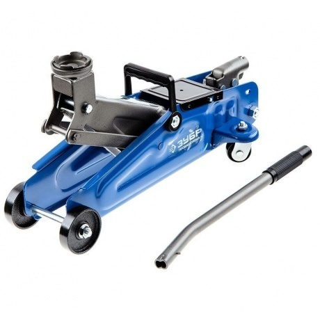 Домкрат Зубр Профессионал 43053-2-K подкатной, 2т - фото 7