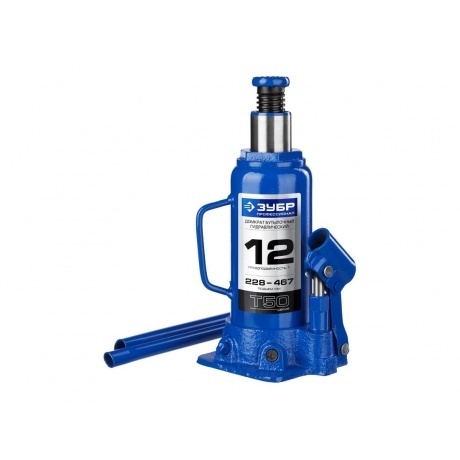 

Домкрат бутылочный гидравлический ЗУБР 12т, 228-467 мм Профессионал (43060-12)