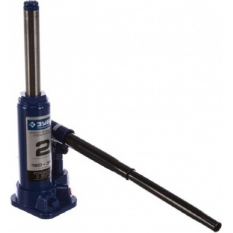 Домкрат бутылочный гидравлический ЗУБР 2т, 180-347 мм в кейсе, Профессионал (43060-2-K) - фото 2