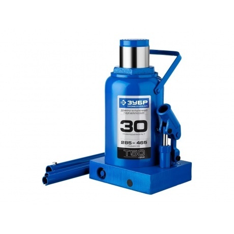 

Домкрат бутылочный гидравлический ЗУБР 30т, 285-465 мм Профессионал (43060-30)