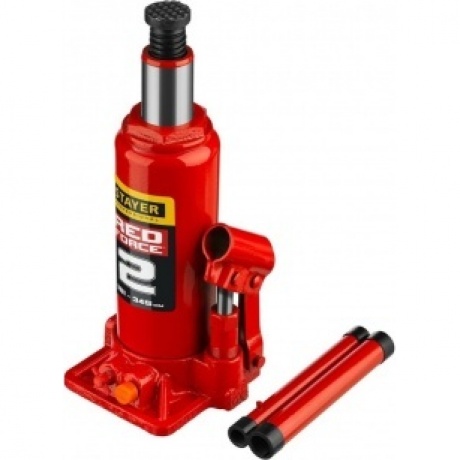 Домкрат бутылочный гидравлический STAYER RED FORCE, 2т, 181-345 мм (43160-2) - фото 4