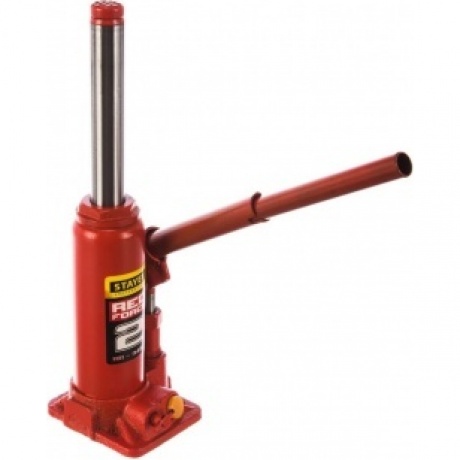Домкрат бутылочный гидравлический STAYER RED FORCE, 2т, 181-345 мм в кейсе (43160-2-K) - фото 4