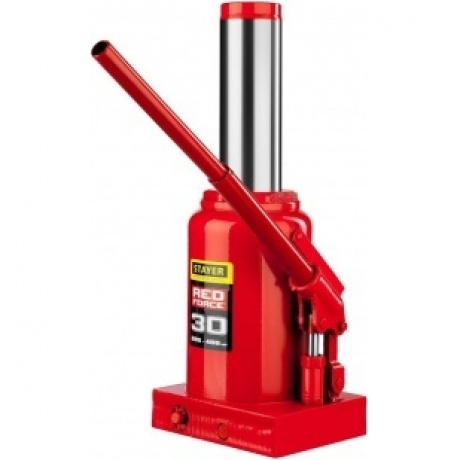 Домкрат бутылочный гидравлический STAYER RED FORCE, 30т, 285-465 мм (43160-30) - фото 6