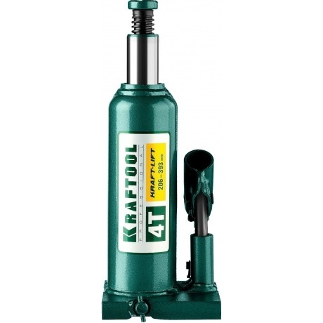 Домкрат бутылочный гидравлический KRAFTOOL KRAFT-LIFT, 4т, 194-372 мм (43462-4) - фото 2
