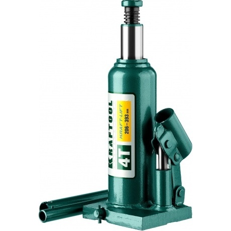 Домкрат бутылочный гидравлический KRAFTOOL KRAFT-LIFT, 4т, 194-372 мм (43462-4) - фото 3