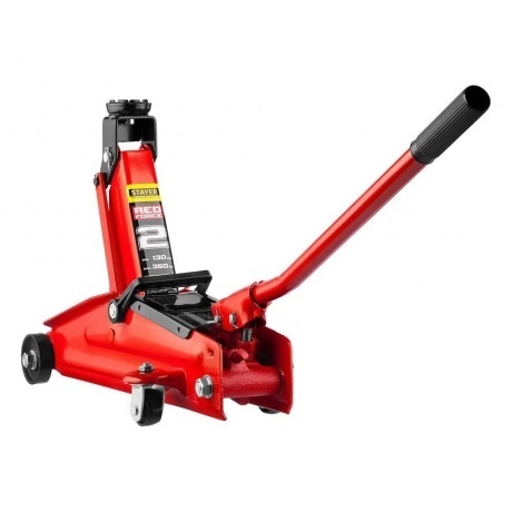 

Домкрат подкатной STAYER R-28 RED FORCE, в кейсе 2т, 130-350 мм, для легковых а/м (43153-2-K)