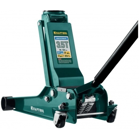 

Домкрат подкатной KRAFTOOL UNIVERSAL, 3.5т 95-552 мм, универсальный для СТО (43454-3.5)