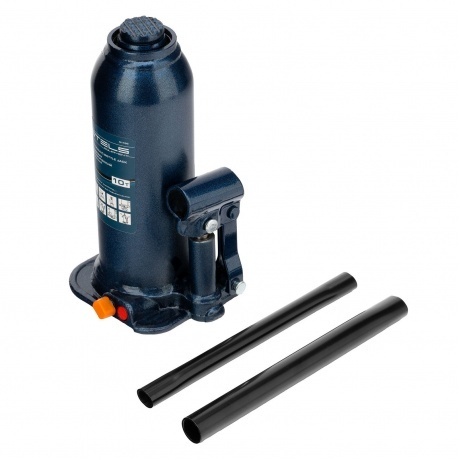 

Домкрат гидравлический бутылочный, 10 т, h подъема 222-447 мм Stels