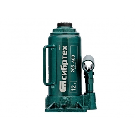 Домкрат гидравлический бутылочный, 12 т, 205-400 мм Сибртех - фото 3