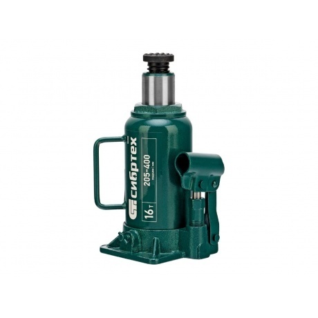 Домкрат гидравлический бутылочный, 16 т, 205-400 мм Сибртех - фото 5