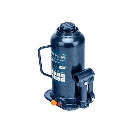 Домкрат гидравлический бутылочный, 16 т, h подъема 227-457 мм Stels - фото 3