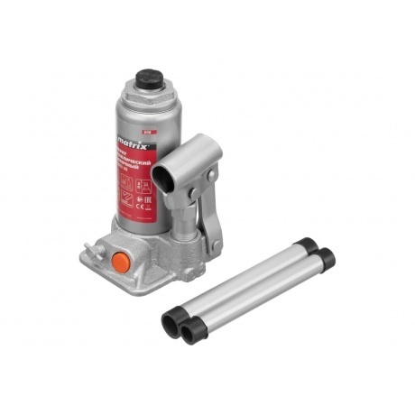 

Домкрат гидравлический бутылочный, 2 т, h подъема 158-308 мм Matrix