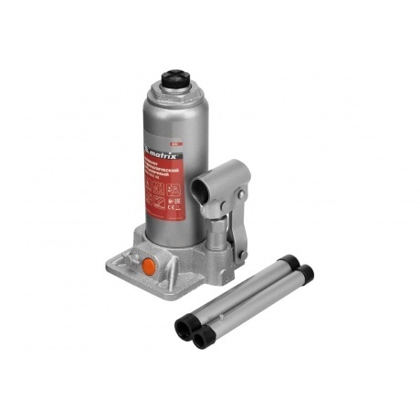 

Домкрат гидравлический бутылочный, 4 т, h подъема 194-372 мм Matrix