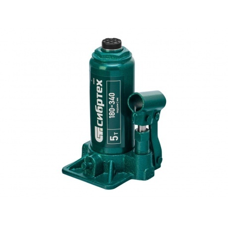 Домкрат гидравлический бутылочный, 5 т, 180-340 мм Сибртех - фото 3