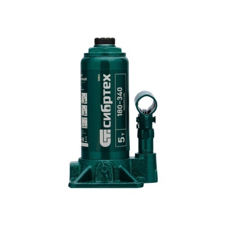 Домкрат гидравлический бутылочный, 5 т, 180-340 мм Сибртех - фото 4