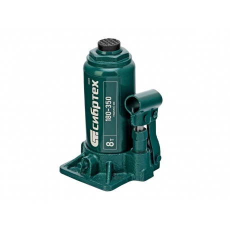 Домкрат гидравлический бутылочный, 8 т, 180-350 мм Сибртех - фото 2